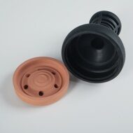 Чаша силикон, вставка керамика, 8.5х8.5х9.5 см, черная  2951958