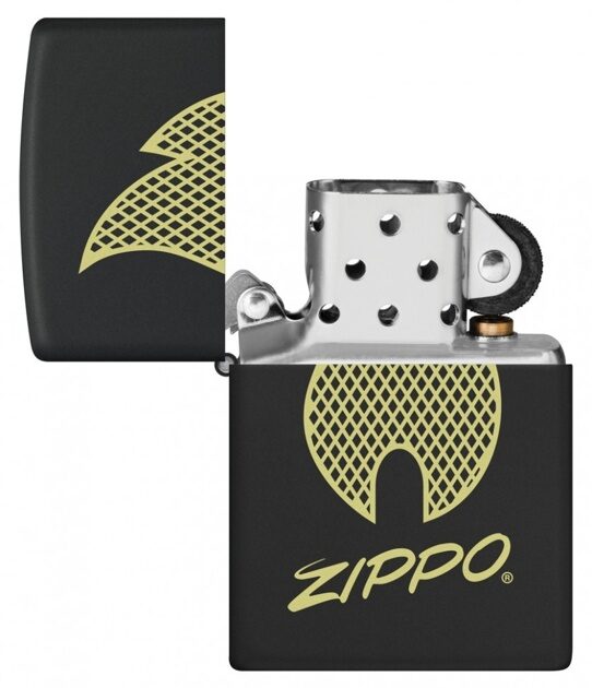 Зажигалка ZIPPO 29686 Script Logo Black Matte