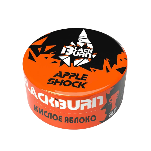 Табак для кальяна BlackBurn Apple Shock (Кислое зелёное яблоко), 25г