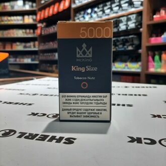 Одноразовая электронная сигарета McKing 5000 Tobacco Nutz