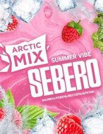 Табак для кальяна SEBERO Arctic Mix с ароматом Summer Vibe (Малина, Ревень, Вестерн, Арктик), 25гр