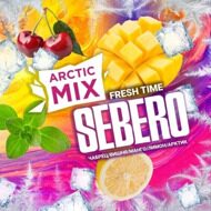 Табак для кальяна SEBERO Arctic Mix с ароматом Fresh Time (Чабрец/ Вишня/ Манго/ Лимончело/ Арктик), 25гр.