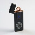 Зажигалка электронная "Победитель №1 по жизни", USB, спираль, 3 х 7.3 см, черная 5244317