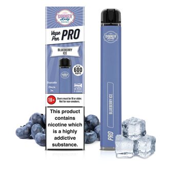 KZ Одноразовая электронная сигарета (VAPE PEN PRO) 20мг 2,0 мл (Blueberry ice)