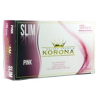 Гильзы с фильтром KORONA Slim Pink 15 мм (Корона) (120) (100шт/кор)