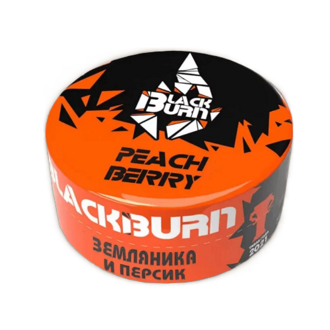 Табак для кальяна BlackBurn Peachberry (Земляника-Персик), 25 г.
