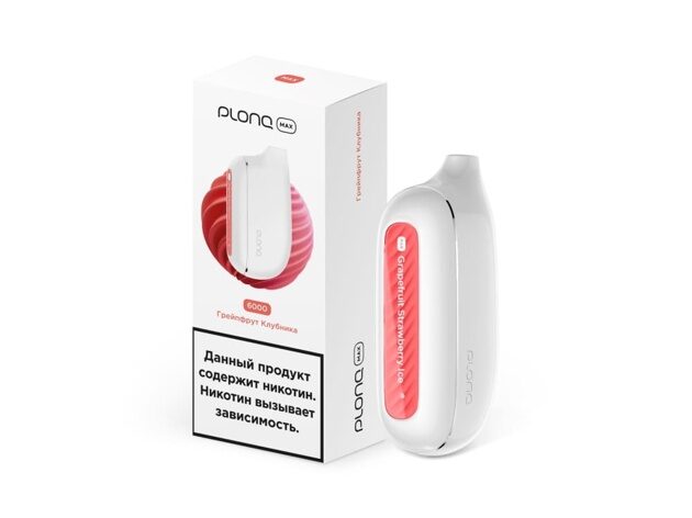 Electronic nicotine delivery system Plong Max GRAPEFRUIT STRAWBERRY ICE