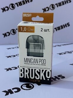 Картридж Brusko Minican 1.0 ом (Прозрачный)