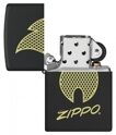 Зажигалка ZIPPO 29686 Script Logo Black Matte