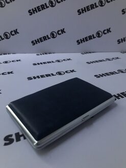 Портсигар S.QUIRE LSO21-115DBl-RB сталь/иск.кожа/рис DARK BLU
