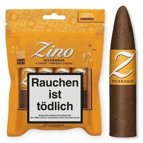 ZINO NICARAGUA SHORT TORPEDO 4'S