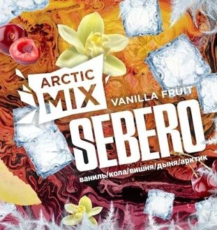 Табак для кальяна SEBERO Arctic Mix с ароматом Vanilla Fruit (Кола/ Вишня/Дыня/ Ваниль /Арктик), 25гр.